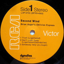 Charger l'image dans la galerie, Brian Auger's Oblivion Express : Second Wind (LP, Album, Ind)