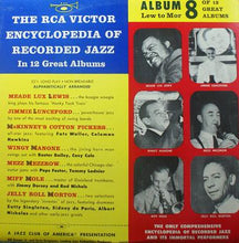 Load image into Gallery viewer, Various : The RCA Victor Encyclopedia Of Recorded Jazz: Album 8- Lew To Mor (10", Album, Comp, Mono)