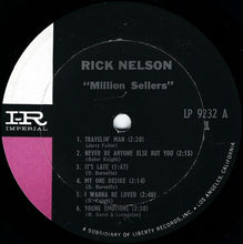 Load image into Gallery viewer, Rick Nelson* : Million Sellers (LP, Comp, Mono, Ter)