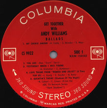 Load image into Gallery viewer, Andy Williams : Get Together With Andy Williams (LP, Album)