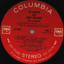 Load image into Gallery viewer, Andy Williams : Get Together With Andy Williams (LP, Album)