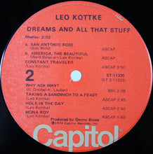 Charger l'image dans la galerie, Leo Kottke : Dreams And All That Stuff (LP, Album, Jac)