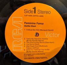 Load image into Gallery viewer, Dottie West : Feminine Fancy (LP, Album)