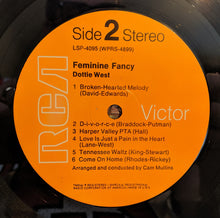 Load image into Gallery viewer, Dottie West : Feminine Fancy (LP, Album)