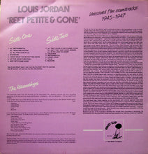 Load image into Gallery viewer, Louis Jordan : On Film - Reet Petite & Gone- Unissued Soundtracks 1945-1947 (LP, Comp, Mono)