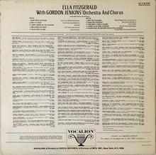 Load image into Gallery viewer, Ella Fitzgerald With Gordon Jenkins and his Orchestra and Chorus : Ella Fitzgerald With Gordon Jenkins' Orchestra And Chorus (LP, Comp, Abr)