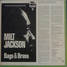 Laden Sie das Bild in den Galerie-Viewer, Milt Jackson : Bags & Brass (LP, Album, RE)