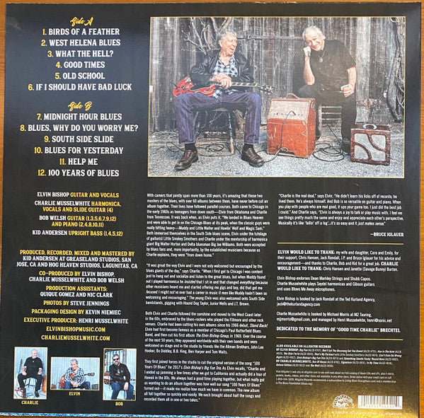 Elvin Bishop & Charlie Musselwhite - 100 Years Of Blues - LP