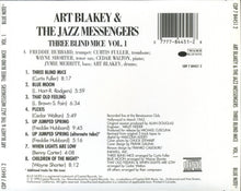 Load image into Gallery viewer, Art Blakey & The Jazz Messengers : 3 Blind Mice Volume 1 (CD, Album, RE)