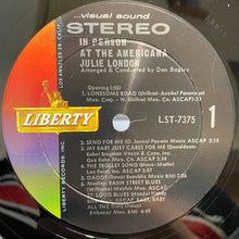 Charger l'image dans la galerie, Julie London : In Person At The Americana (LP, Ind)