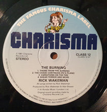Charger l'image dans la galerie, Rick Wakeman : The Burning (The Original Soundtrack Music From The Film) (LP, Album, Promo)