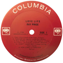 Load image into Gallery viewer, Ray Price : Love Life (LP, Album, Mono)