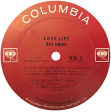 Load image into Gallery viewer, Ray Price : Love Life (LP, Album, Mono)