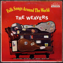 Load image into Gallery viewer, The Weavers : Folk Songs Around The World (LP, Mono)