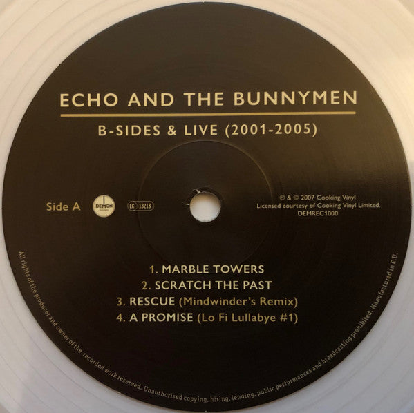 Echo The Bunnymen B sides Live 2001 2005 LP