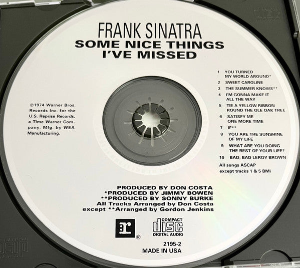 Frank Sinatra - Some Nice Things I've Missed - CD