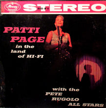 Load image into Gallery viewer, Patti Page With Pete Rugolo And His Orchestra* : In The Land Of Hi-Fi (LP, Album)