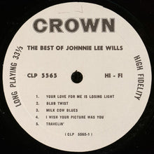 Charger l'image dans la galerie, Johnnie Lee Wills : The Best Of Johnnie Lee Wills (LP, Mono)