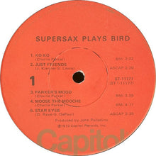 Load image into Gallery viewer, Supersax : Supersax Plays Bird (LP, Album)
