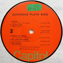 Load image into Gallery viewer, Supersax : Supersax Plays Bird (LP, Album)