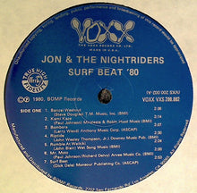 Charger l'image dans la galerie, Jon & The Nightriders : Surf Beat '80 (LP, Album)