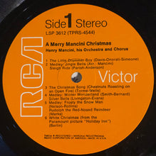 Load image into Gallery viewer, Henry Mancini And His Orchestra And Chorus : A Merry Mancini Christmas (LP, Album, RE, Ind)