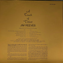 Load image into Gallery viewer, Jim Reeves : A Touch Of Velvet (LP, Album, Mono, Hol)