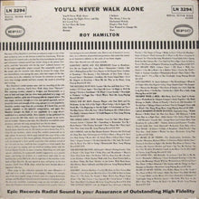 Load image into Gallery viewer, Roy Hamilton (5) : You'll Never Walk Alone (LP, Album, Mono)