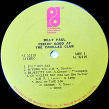 Load image into Gallery viewer, Billy Paul : Feelin' Good At The Cadillac Club (LP, Album)