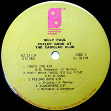Load image into Gallery viewer, Billy Paul : Feelin' Good At The Cadillac Club (LP, Album)