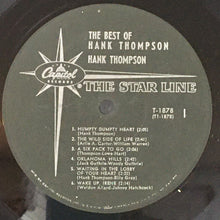 Load image into Gallery viewer, Hank Thompson And The Brazos Valley Boys* : The Best Of Hank Thompson And The Brazos Valley Boys (LP, Comp)