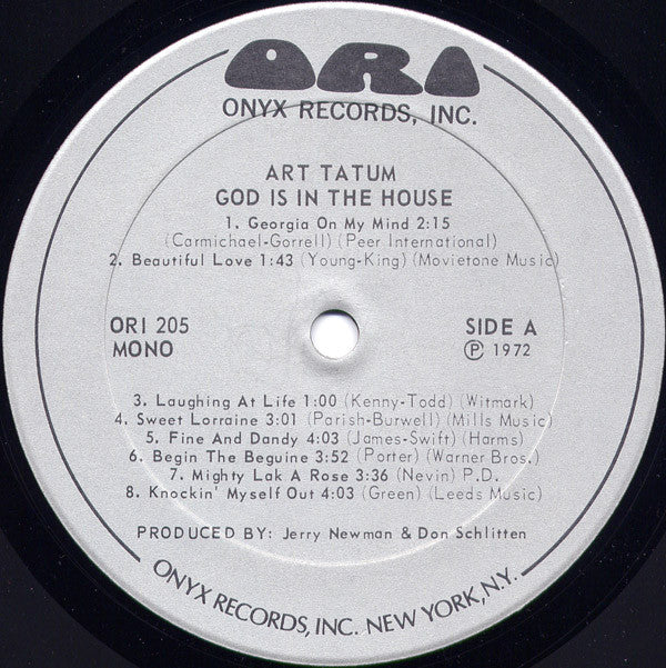 Buy Art Tatum God Is In The House (LP, Album, Mono) Online for a