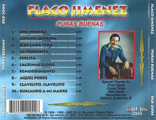 Laden Sie das Bild in den Galerie-Viewer, Flaco Jimenez : Puras Buenas (CD, Album, Ltd)