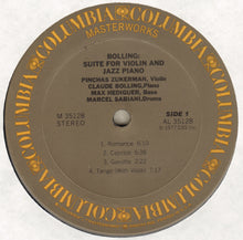 Load image into Gallery viewer, Claude Bolling, Pinchas Zukerman : Suite For Violin And Jazz Piano (LP, Album)