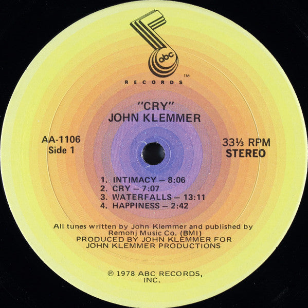 Buy John Klemmer : Cry (LP, Album, Kee) Online for a great price