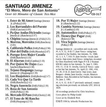 Charger l'image dans la galerie, Santiago Jimenez, Jr. : El Mero, Mero de San Antonio (CD, Album, RE)