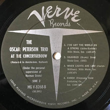 Charger l'image dans la galerie, The Oscar Peterson Trio : At The Concertgebouw (LP, Mono)