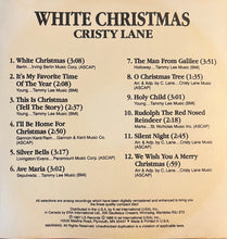 Load image into Gallery viewer, Cristy Lane : White Christmas (CD)