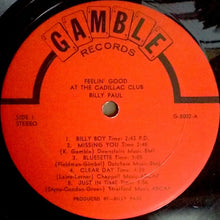 Load image into Gallery viewer, Billy Paul : Feelin' Good At The Cadillac Club (LP, Album)