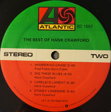 Charger l'image dans la galerie, Hank Crawford : The Best Of Hank Crawford (LP, Comp, RE, MO )