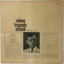 Laden Sie das Bild in den Galerie-Viewer, Hank Snow : When Tragedy Struck (LP, Album, Mono)
