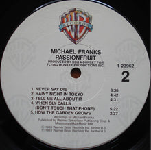 Load image into Gallery viewer, Michael Franks : Passionfruit (LP, Album)