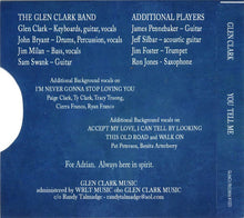 Load image into Gallery viewer, Glen Clark : You Tell Me (CD, Album, Ltd)