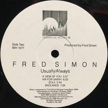 Load image into Gallery viewer, Fred Simon (3) : Usually / Always (LP, Album)