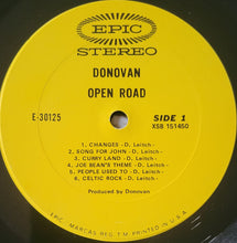 Load image into Gallery viewer, Donovan : Open Road (LP, Album, Ter)