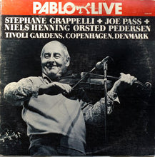 Laden Sie das Bild in den Galerie-Viewer, Stéphane Grappelli + Joe Pass + Niels-Henning Ørsted Pedersen : Tivoli Gardens, Copenhagen, Denmark (LP, Album)