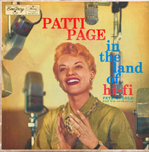 Laden Sie das Bild in den Galerie-Viewer, Patti Page : In The Land Of Hi-Fi (LP, Album, Mono)