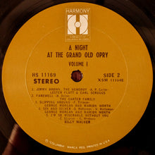 Charger l'image dans la galerie, Various : A Night At The Grand Old Opry Volume 1 (LP, Album, Comp, RE, Bro)