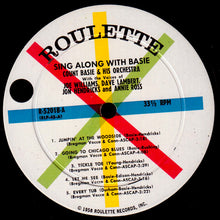 Load image into Gallery viewer, Joe Williams, Dave Lambert (3), Jon Hendricks, Annie Ross Plus The Basie Band* : Sing Along With Basie (LP, Album, Mono)