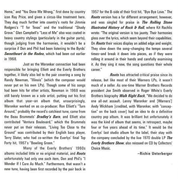 Buy The Everly Brothers* Roots (CD, Album) Online for a great price